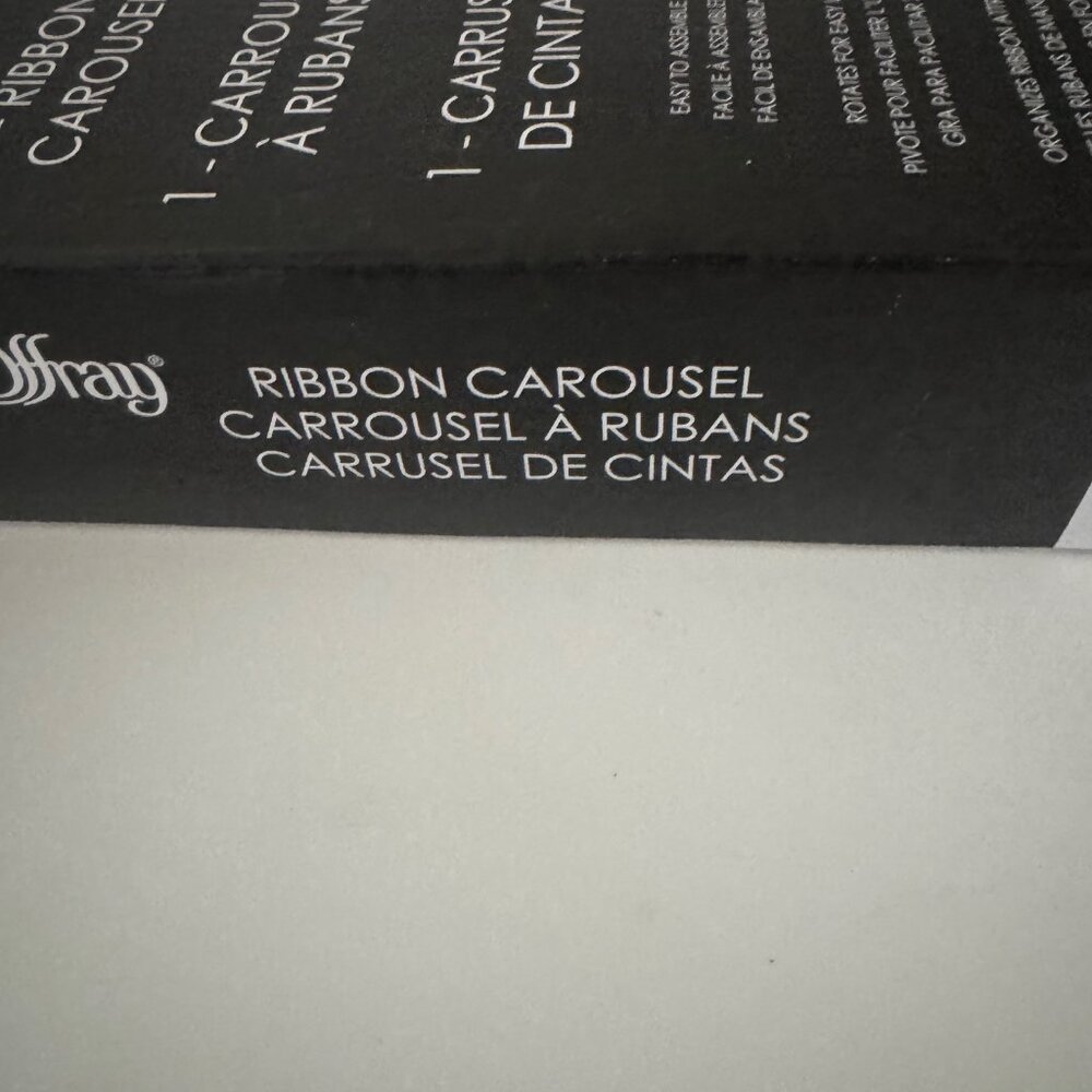 New Offray Ribbon Carousel Ribbon Holder New with Box Damage - Picture 11 of 14
